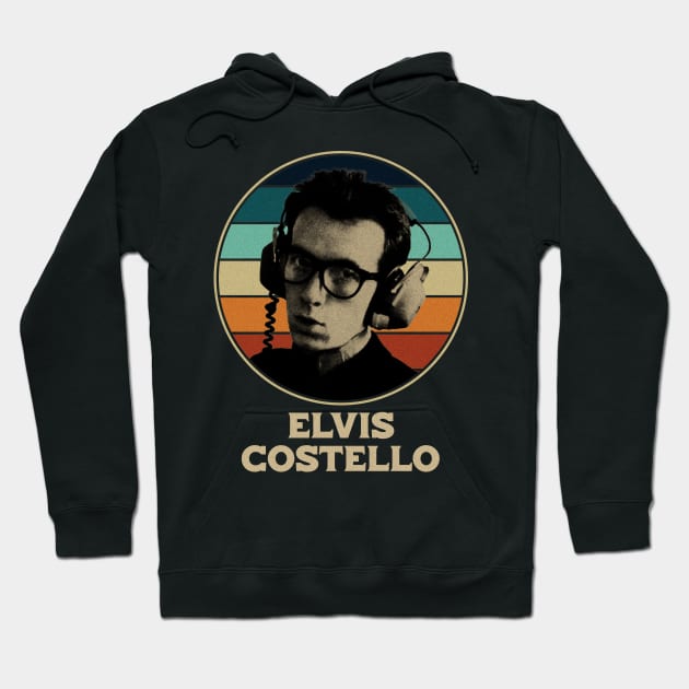 retro elvis costello Hoodie by Gummy Store